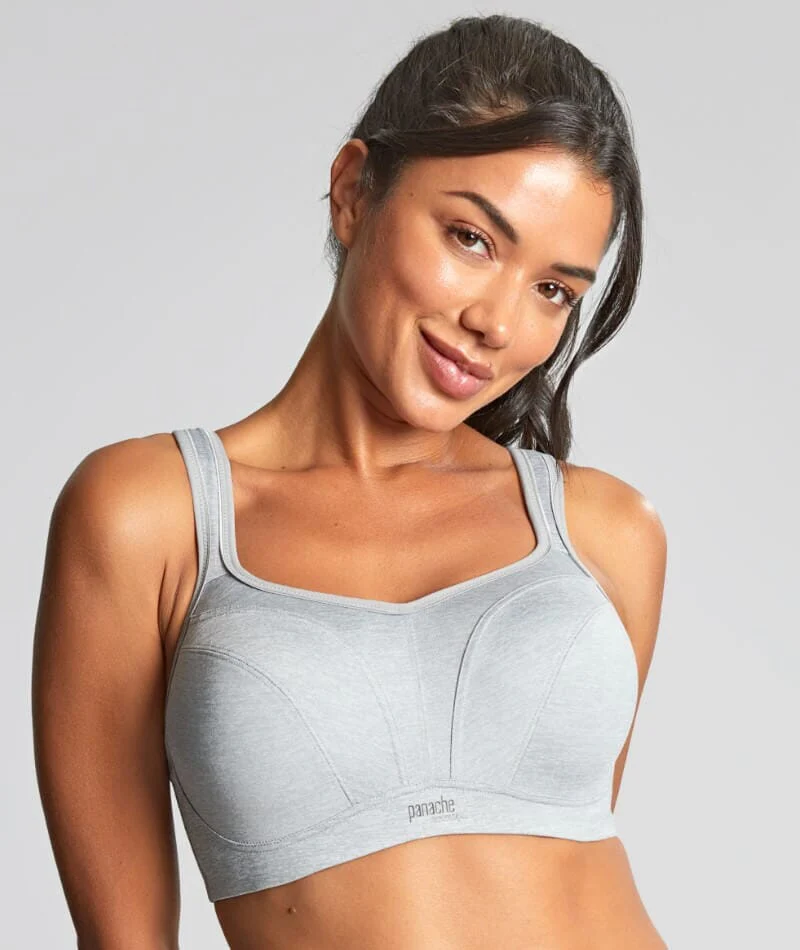 Panache Sport Power Underwired Sports Bra - Grey Marl - Image 5