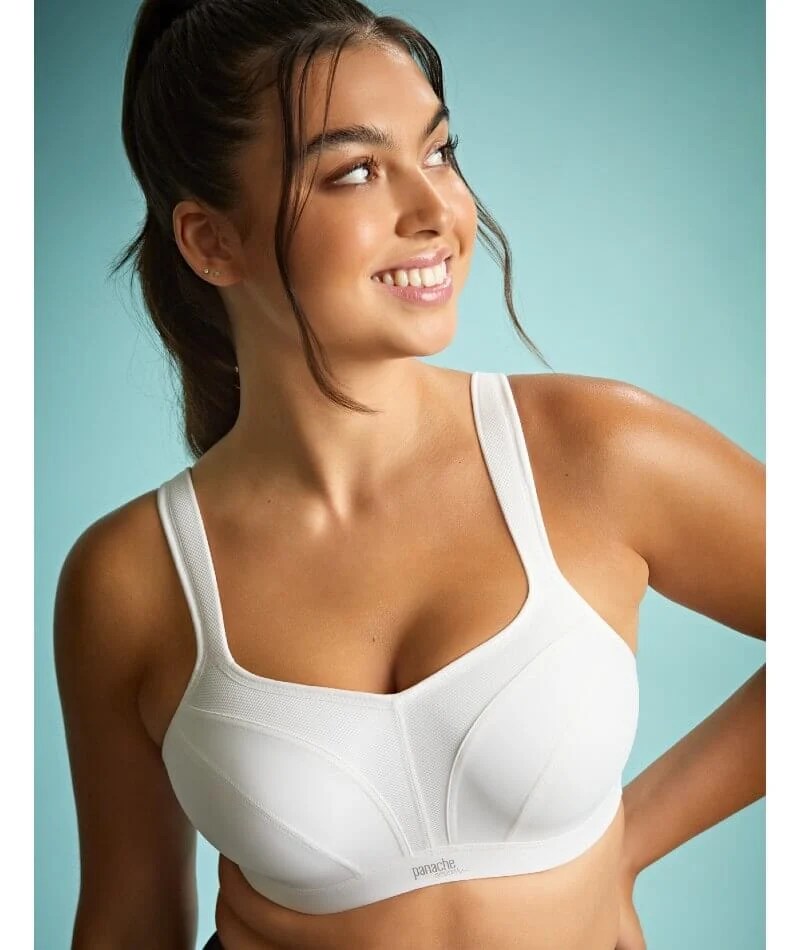 Panache Sport Power Underwired Sports Bra - White - Image 10
