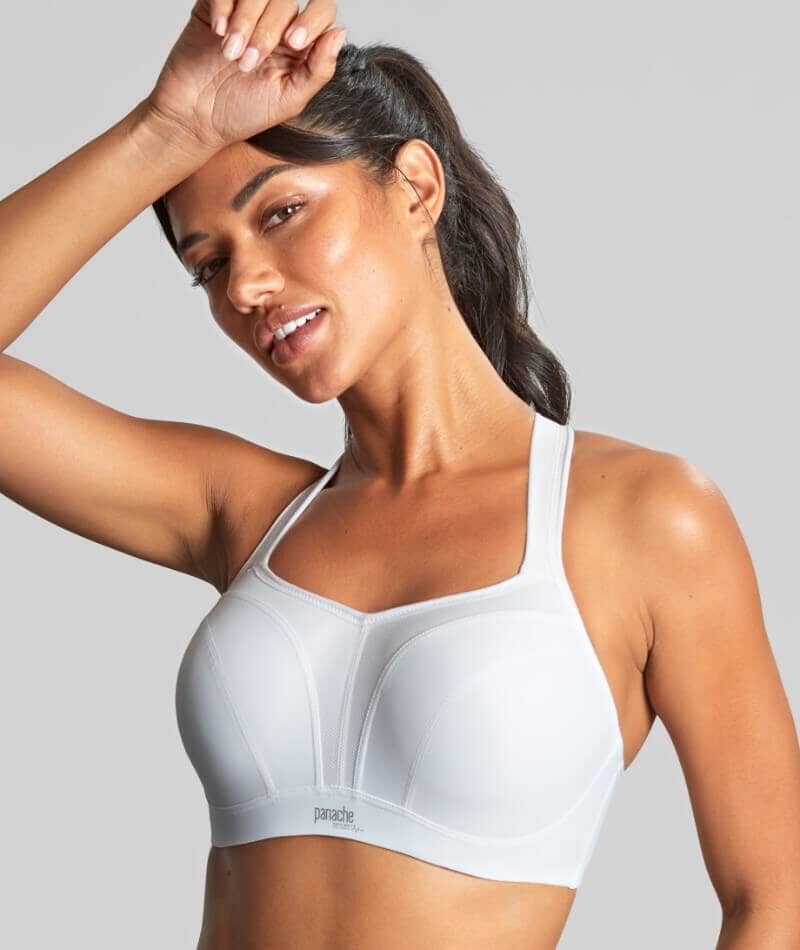 Panache Sport Power Underwired Sports Bra - White - Image 4