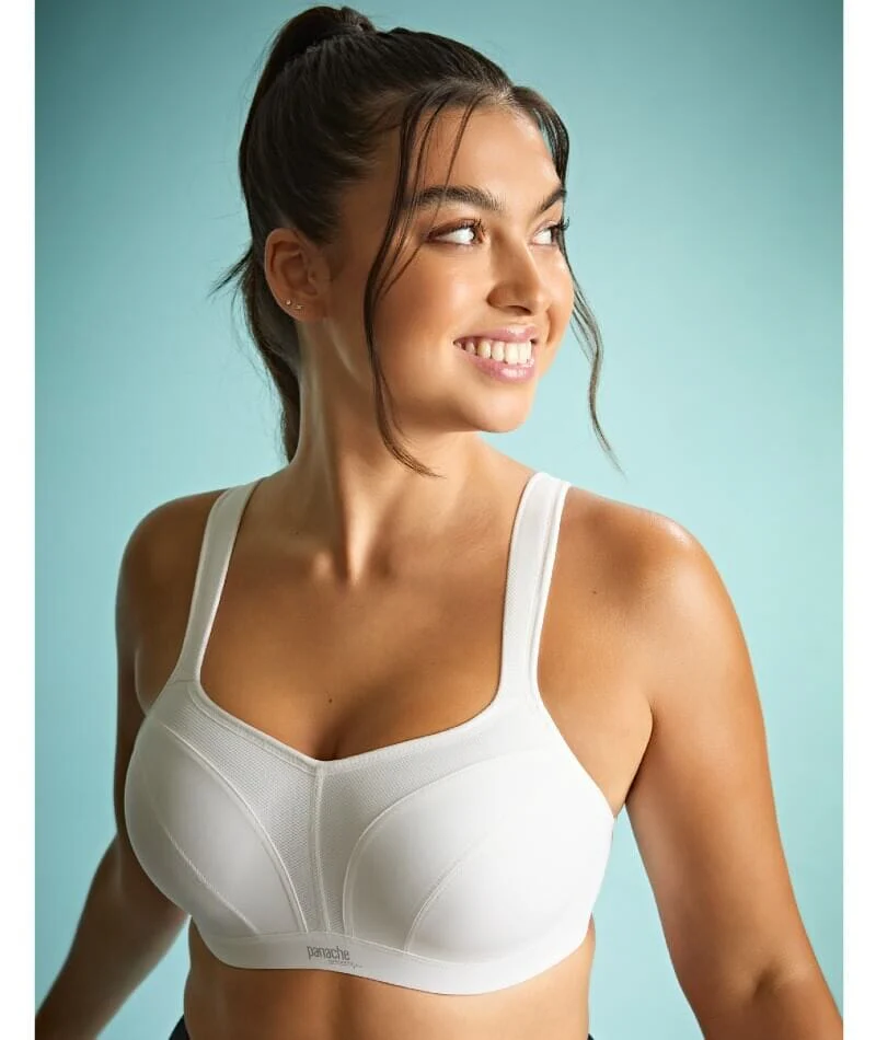Panache Sport Power Underwired Sports Bra - White - Image 9