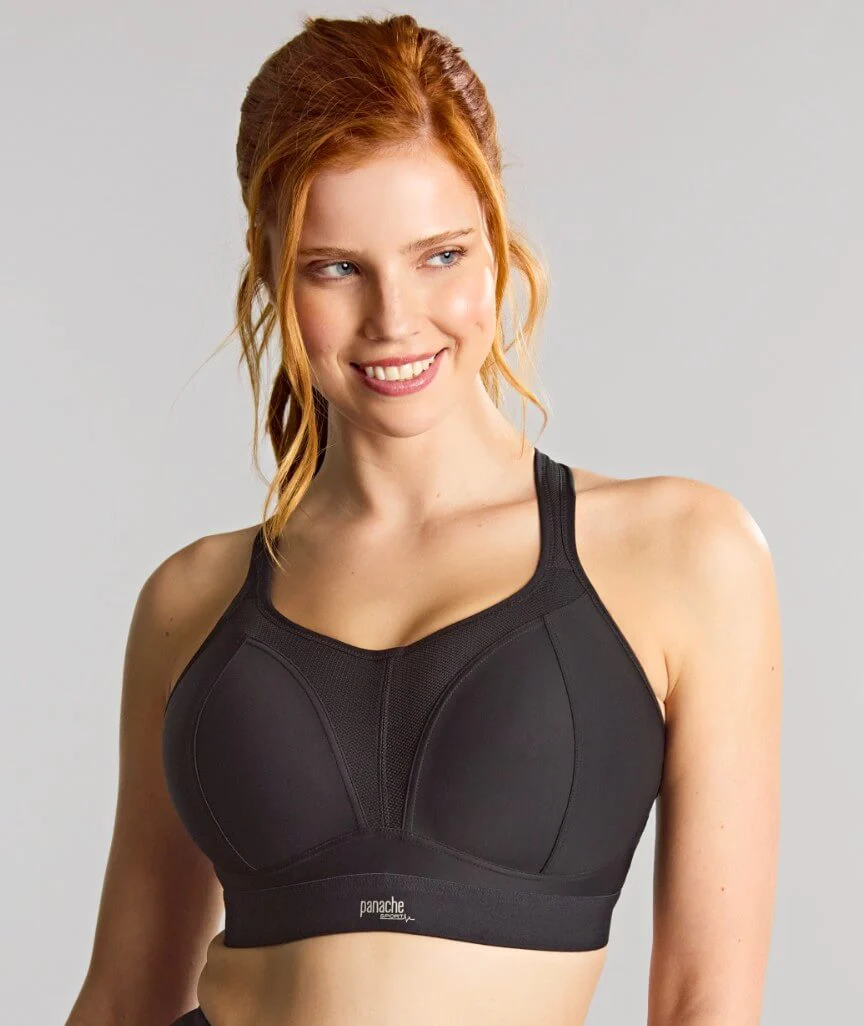 Panache Sport Boundless Wire-free Sports Bra- Black