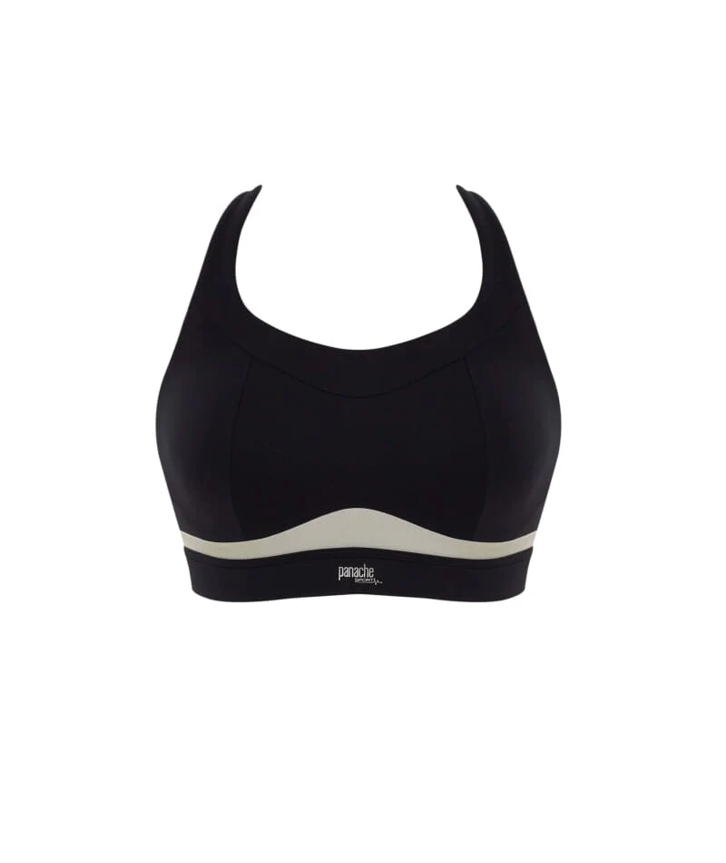 Panache Sport Freedom Wire-free Sports Bra- Black Chalk - Image 10