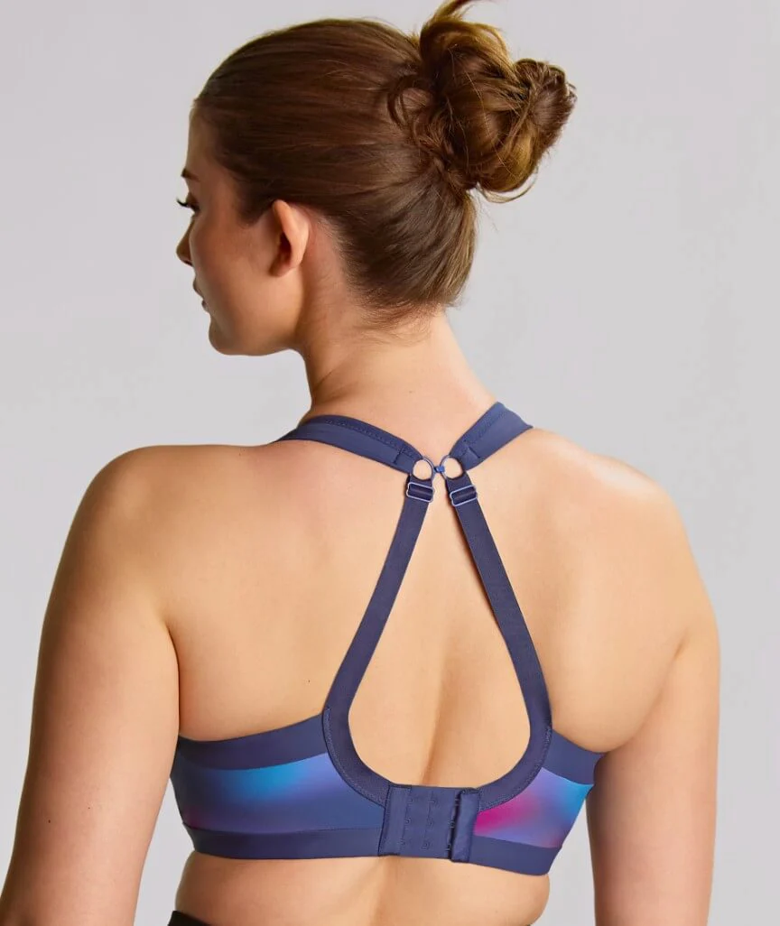 Panache Sport Power Underwired Sports Bra - Ombre Print/Ink - Image 3