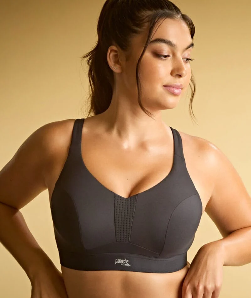 Panache Sport Endurance Ultra Perform Non Padded Underwire Sports Bra - Black - Image 7