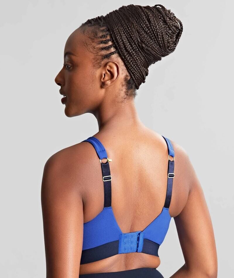 Panache Sport Endurance Ultra Perform Non Padded Underwire Sports Bra - Blue - Image 3