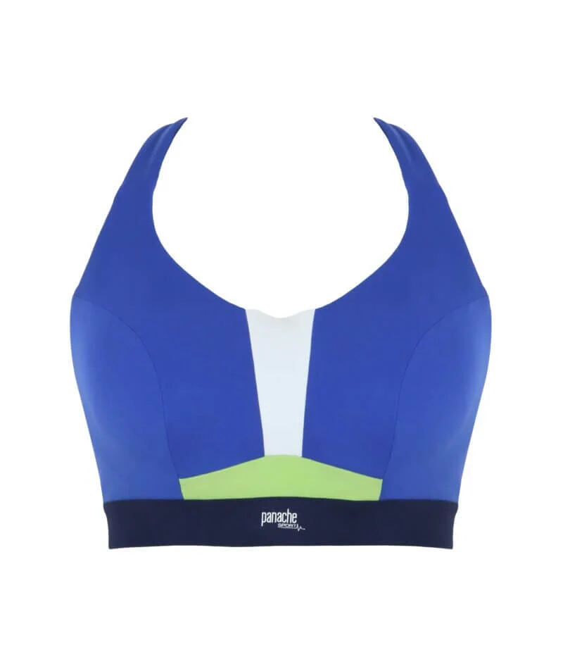 Panache Sport Endurance Ultra Perform Non Padded Underwire Sports Bra - Blue - Image 6
