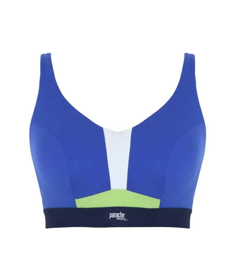 Panache Sport Endurance Ultra Perform Non Padded Underwire Sports Bra - Blue - Image 7