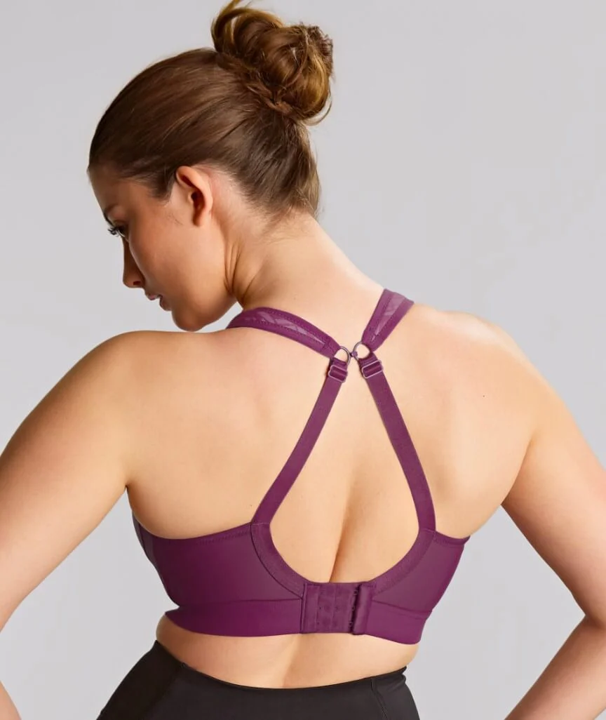 Panache Sport Boundless Wire-free Sports Bra - Berry/Chalk - Image 2