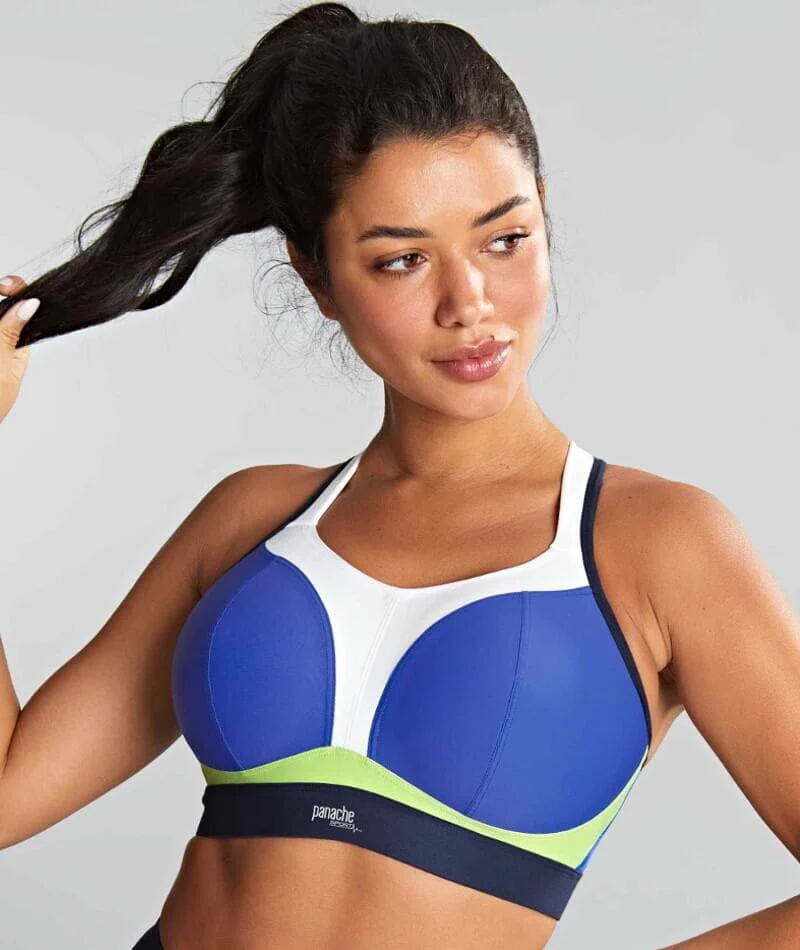 Panache Sport Boundless Wire-free Sports Bra - Blue - Image 2