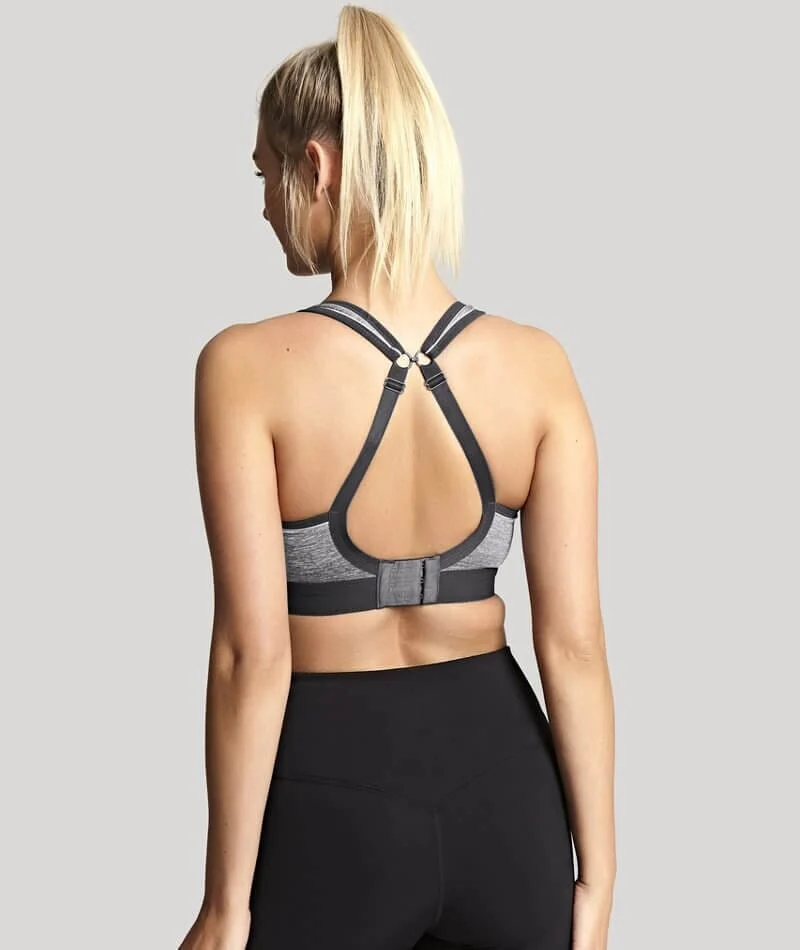 Panache Sport Boundless Wire-free Sports Bra - Charcoal Marle - Image 14