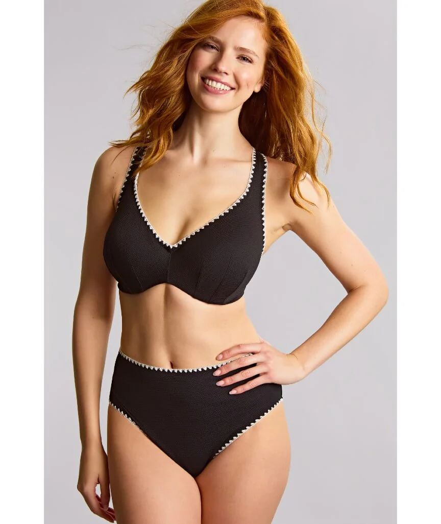 Panache Swimwear Aurora High Waist Bikini Brief - Aurora Black/White - Image 6