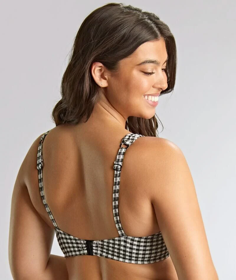 Panache Swimwear Gingham Olivia Underwire Full Cup Bikini - Black Gingham - Image 2