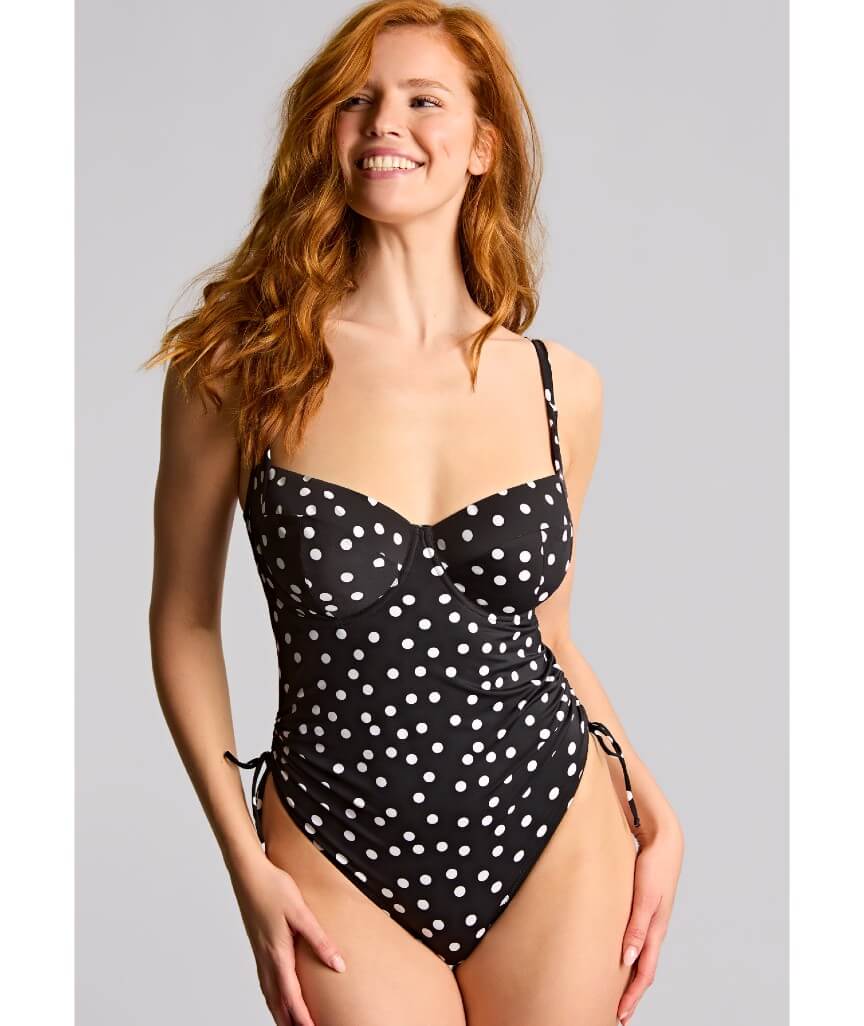 Panache Swimwear Isabella Polka Dot Balcony One Piece Swimsuit - Polka Dot Print - Image 4