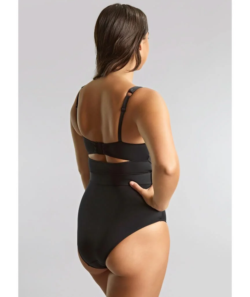 Panache Swimwear Signature Serena Square Neck One Piece Swimsuit - Black - Image 3