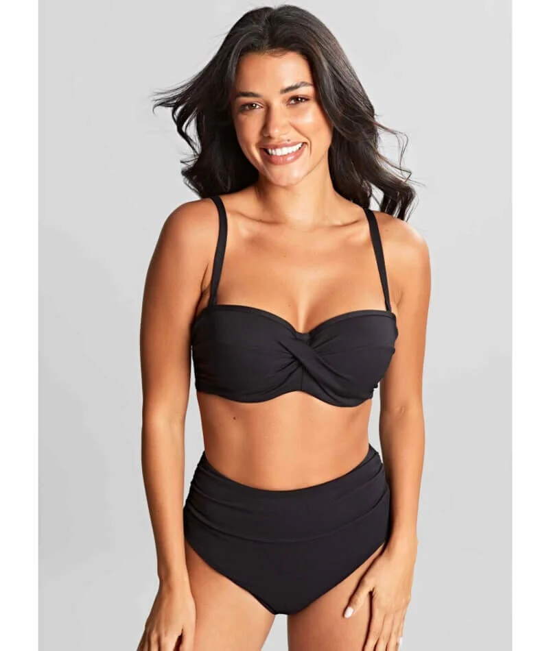 Panache Swimwear Spirit Ella Twist Bandeau Bikini - Black - Image 15