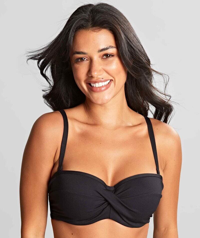 Panache Swimwear Spirit Ella Twist Bandeau Bikini - Black - Image 5