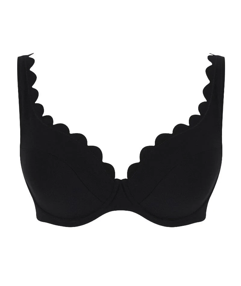 Panache Swimwear Spirit Lauren Plunge Bikini Top - Black - Image 12