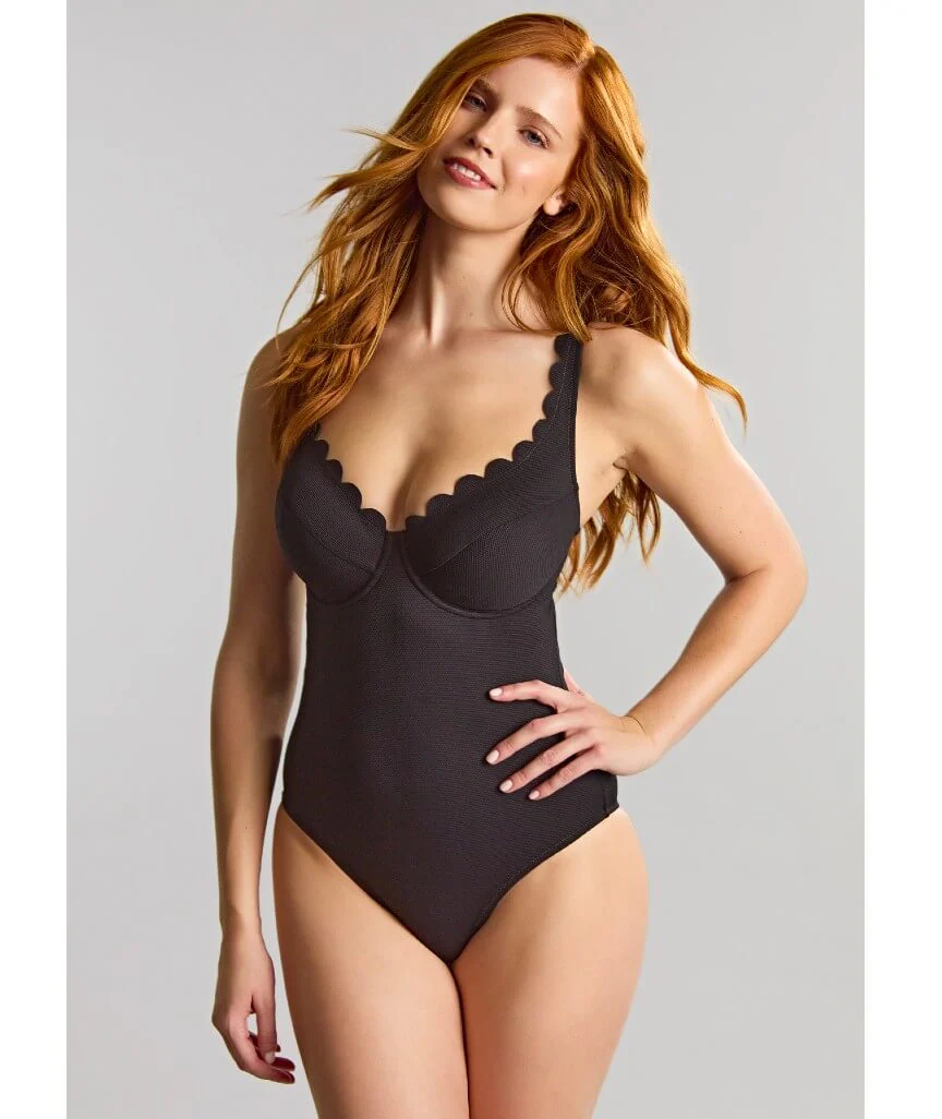 Panache Swimwear Spirit Rita Plunge One Piece Swimsuit - Black - Image 3