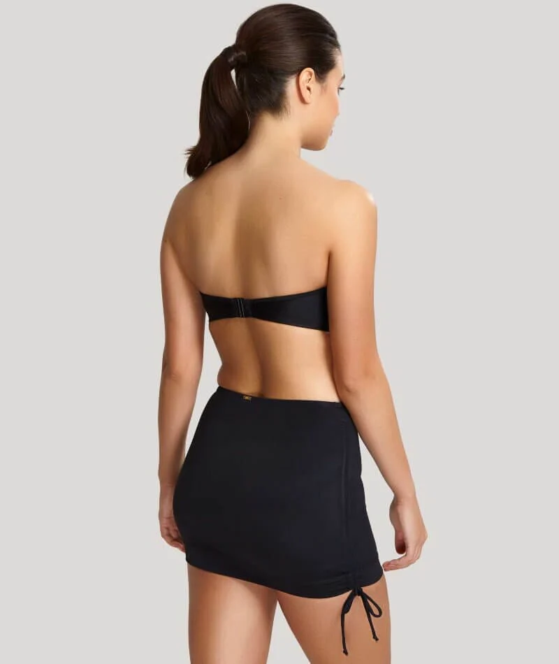 Panache Swimwear Anya Riva Twist Bandeau Underwired Bikini Top - Black - Image 12