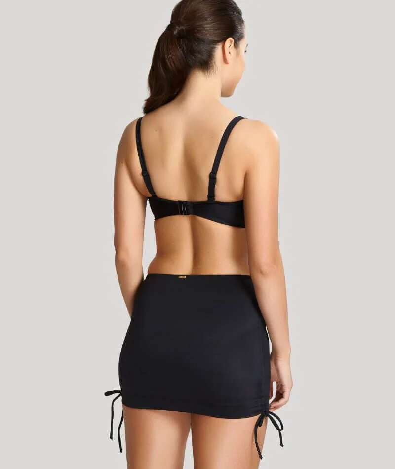 Panache Swimwear Anya Riva Twist Bandeau Underwired Bikini Top - Black - Image 14