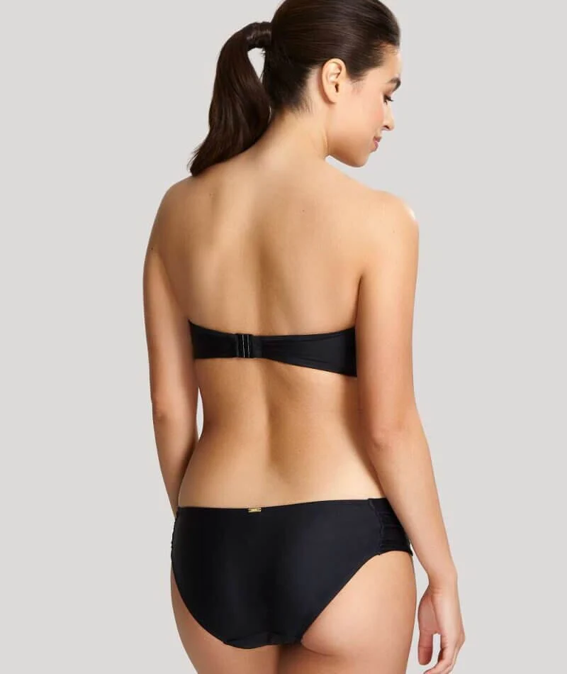 Panache Swimwear Anya Riva Twist Bandeau Underwired Bikini Top - Black - Image 8