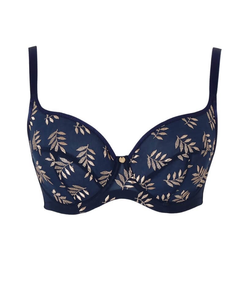 Panache Tango Underwired Balconnet Bra - Navy/Champagne - Image 13