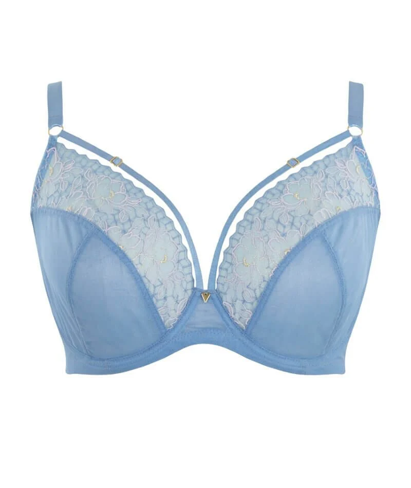 Panache Valentina Luxe Non Padded Underwired Plunge Bra - Denim Blue - Image 12