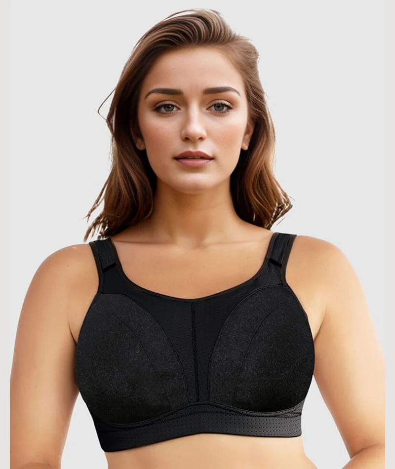 Parfait Active Wire-free Sports Bra - Black - Image 6