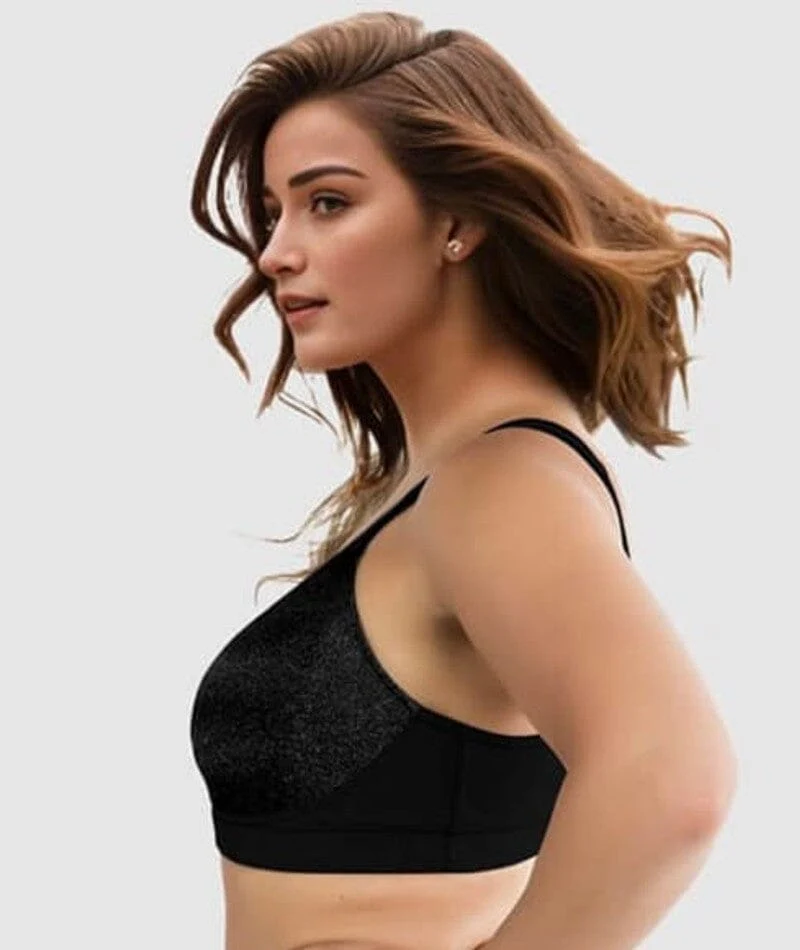 Parfait Active Wire-free Sports Bra - Black - Image 7