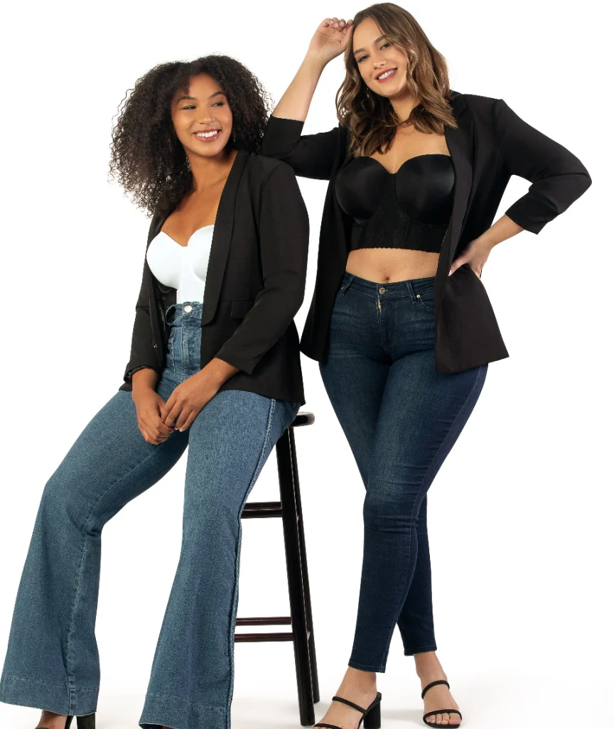 Parfait Elissa Seamless Underwire Padded Longline Strapless Bra - Black - Image 7