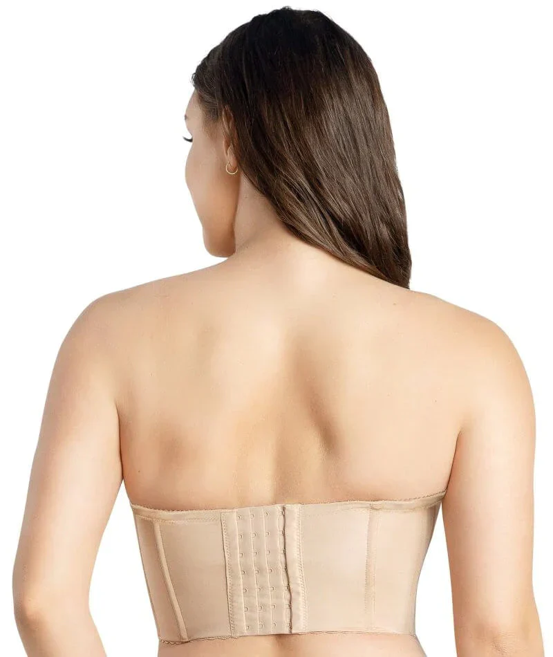 Parfait Elissa Seamless Underwire Padded Longline Strapless Bra - European Nude - Image 3