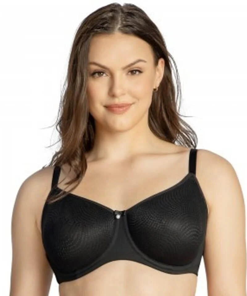 Parfait Pearl Underwire Seamless Minimizer Bra - Black - Image 2