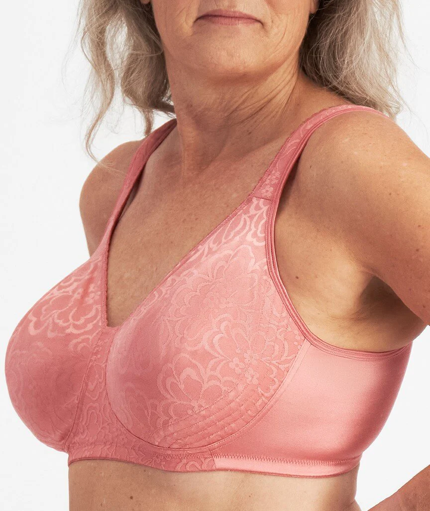 Playtex 18 Hour Ultimate Lift & Support Wire-Free Bra - Dusty Red - Image 3
