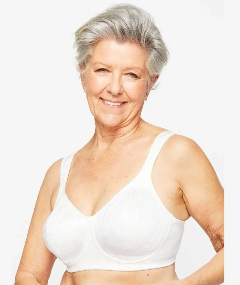 Playtex 18 Hour Ultimate Lift & Support Wire-Free Bra - White - Image 4