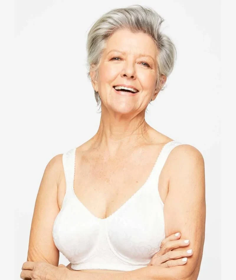 Playtex 18 Hour Ultimate Lift & Support Wire-Free Bra - White - Image 7