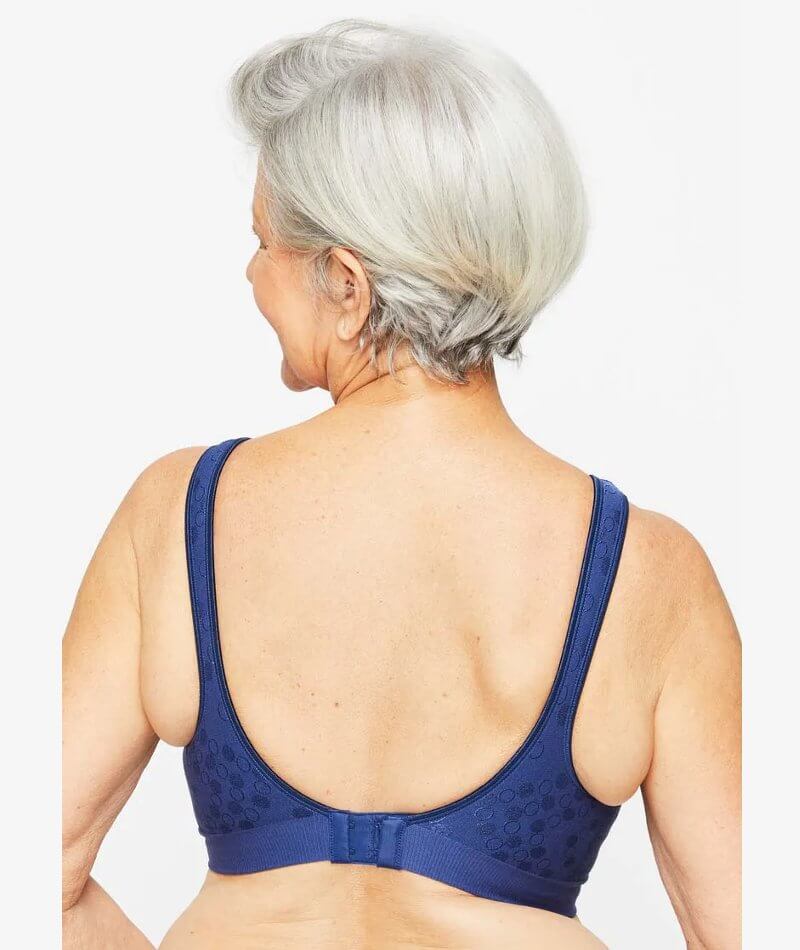 Playtex Comfort Revolution Contour Dot Wire-free Bra - In The Navy - Image 2