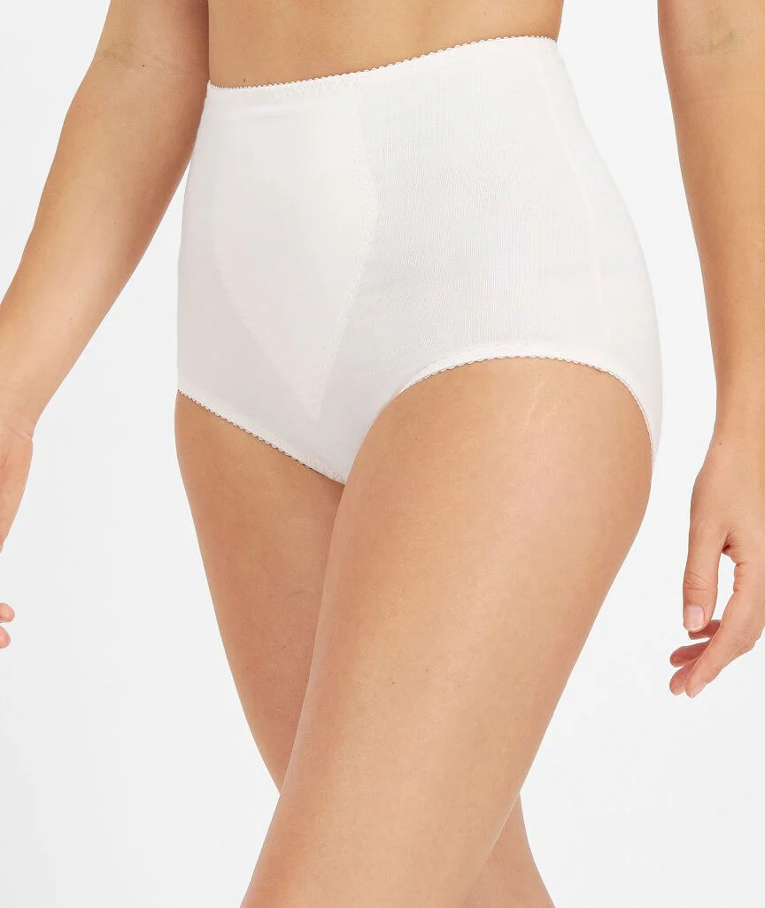 Playtex Cotton Rich Shaping Full Brief - Sandshell - Image 3