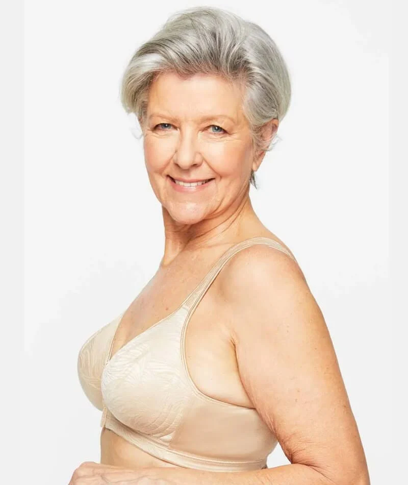 Playtex 18 Hour Front Closing Wire-Free Posture Bra - Nude - Image 6