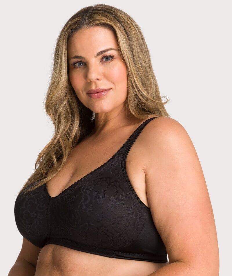 Playtex 18 Hour Ultimate Lift & Support Wire-Free Bra - Black - Image 3