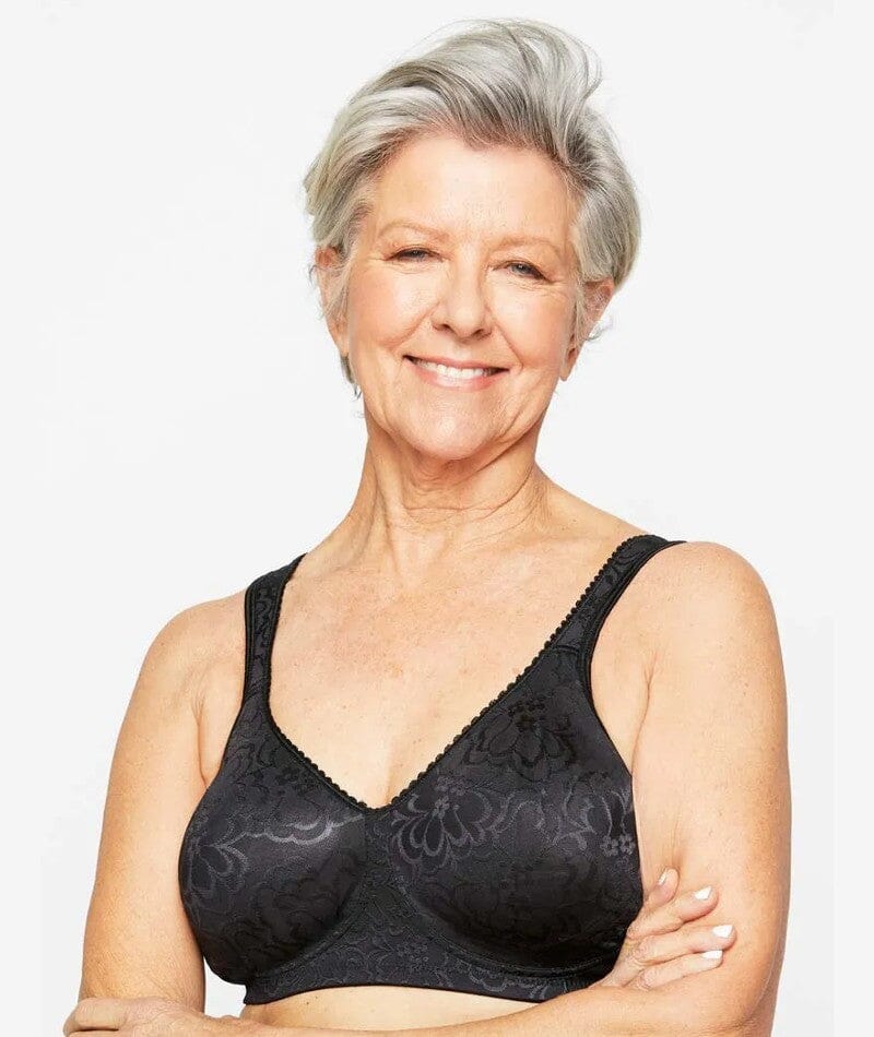 Playtex 18 Hour Ultimate Lift & Support Wire-Free Bra - Black - Image 4