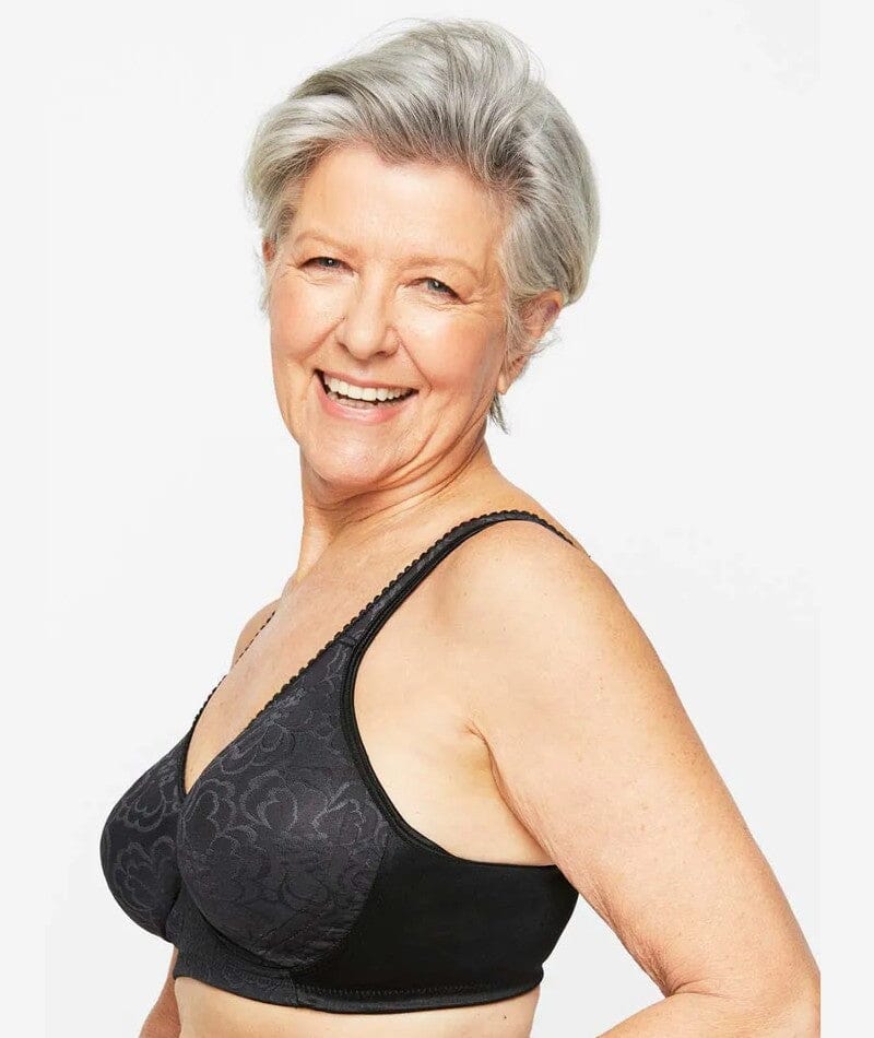 Playtex 18 Hour Ultimate Lift & Support Wire-Free Bra - Black - Image 6