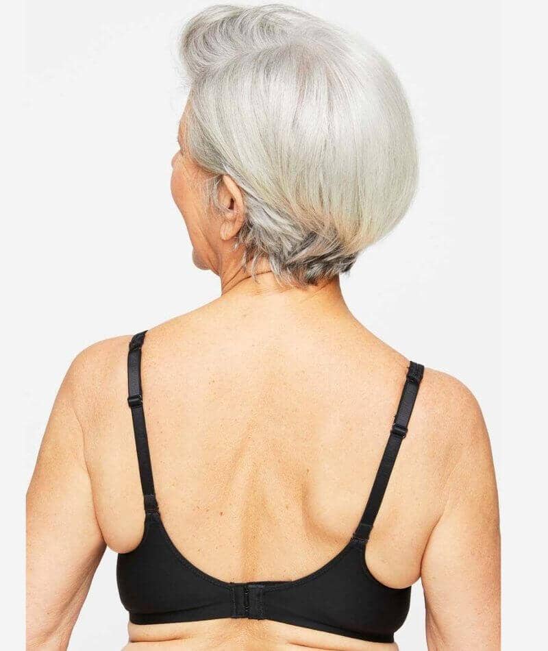 Playtex Ultralight Illusion Neckline Underwire Bra - Black - Image 2