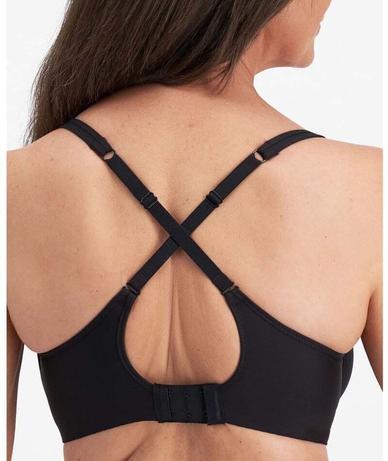 Playtex Ultralight Illusion Neckline Underwire Bra - Black - Image 6