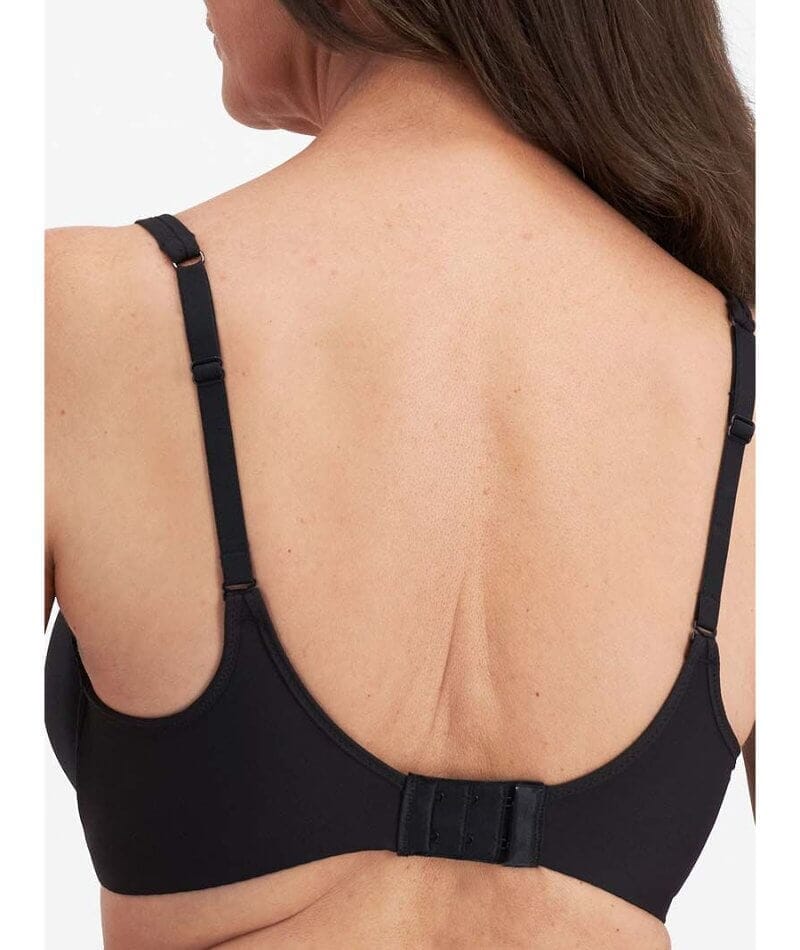 Playtex Ultralight Illusion Neckline Underwire Bra - Black - Image 8
