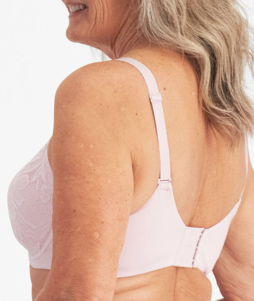 Playtex Ultralight Lace Wire-free Bra - Peony Dream - Image 2