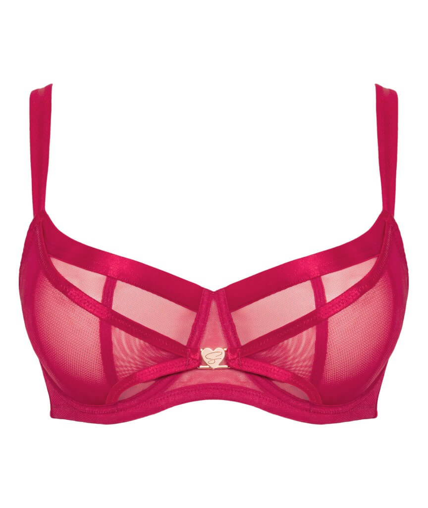 Scantilly Loved Up Balcony Bra - Crimson - Image 6