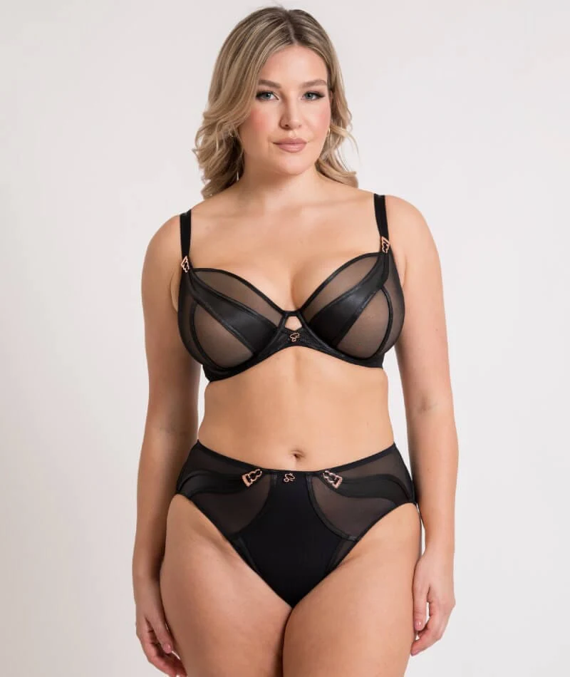 Scantilly Suspense High Waist Brief - Black - Image 4