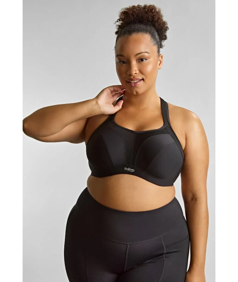 Sculptresse Activate Non Padded Underwired Sports Bra - Black - Image 3