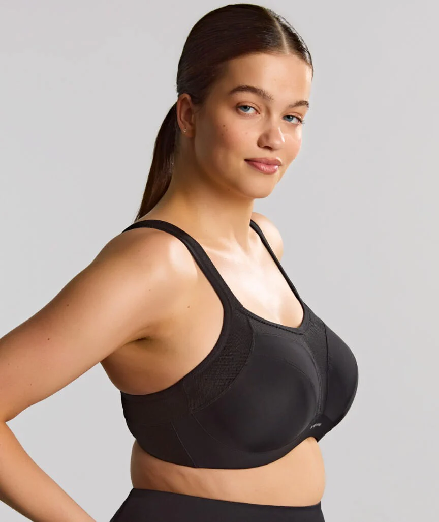 Sculptresse Activate Non Padded Underwired Sports Bra - Black - Image 6