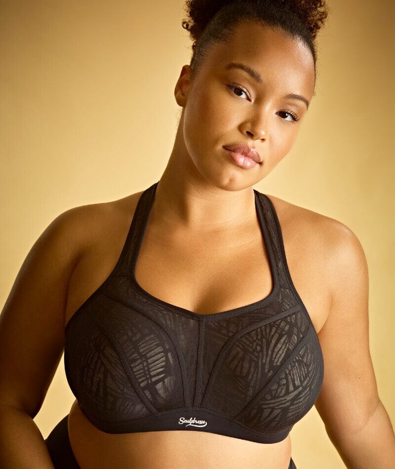 Sculptresse Activate Non Padded Underwired Sports Bra - Black/Chalk - Image 5